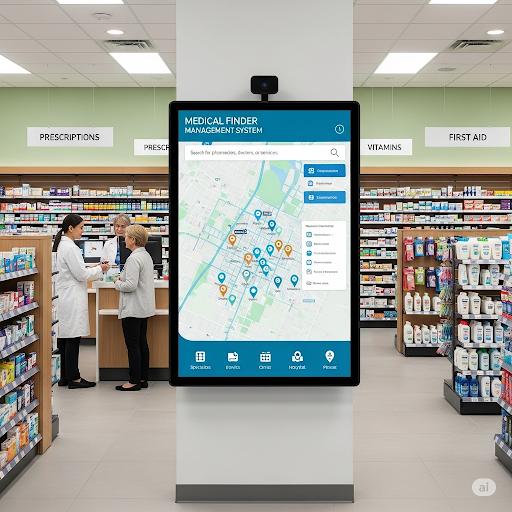 Pharmacy store and medical finder management system - STS Project Idea