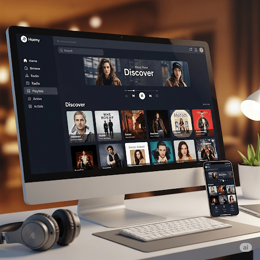Music streaming Web Apps