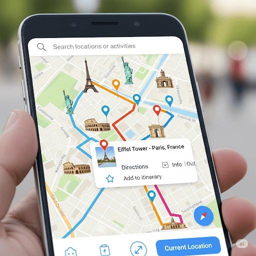 TOURIST GUIDANCE MAP ANDROID - STS Project