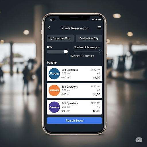 Android application for ticket reservation system - STS Project Idea