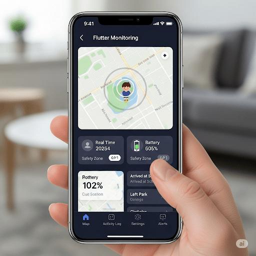 Child Monitoring System Flutter App - STS Project