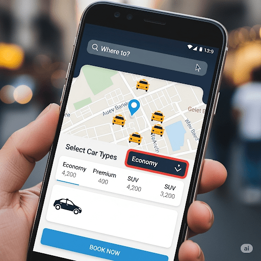 Cab Booking Android Application
