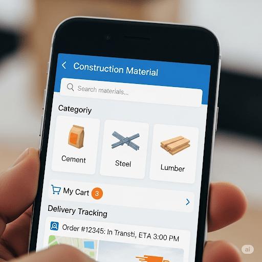 Construction Material Ordering App - Mobile - STS Project