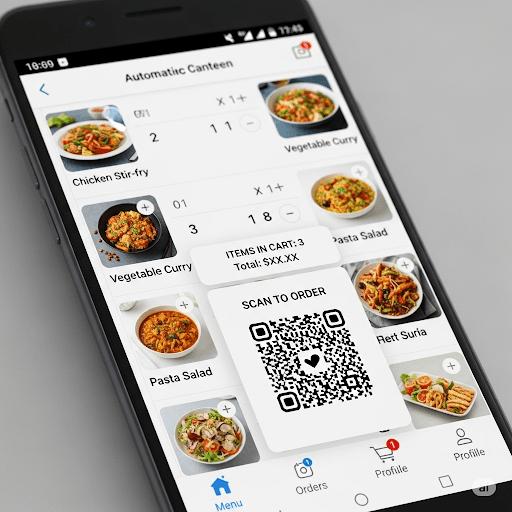 Automated Canteen Ordering System using Android - STS Project