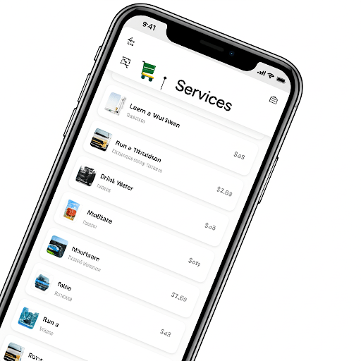 Motor Services and Wash App