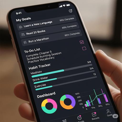 A goal tracking app - STS Project